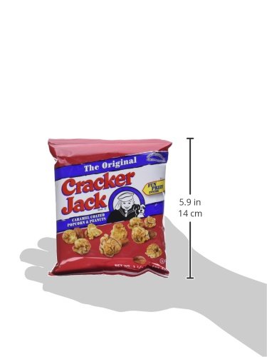 Cracker Jack single-serve 1.25 oz bag, perfect for lunchboxes and quick cravings.