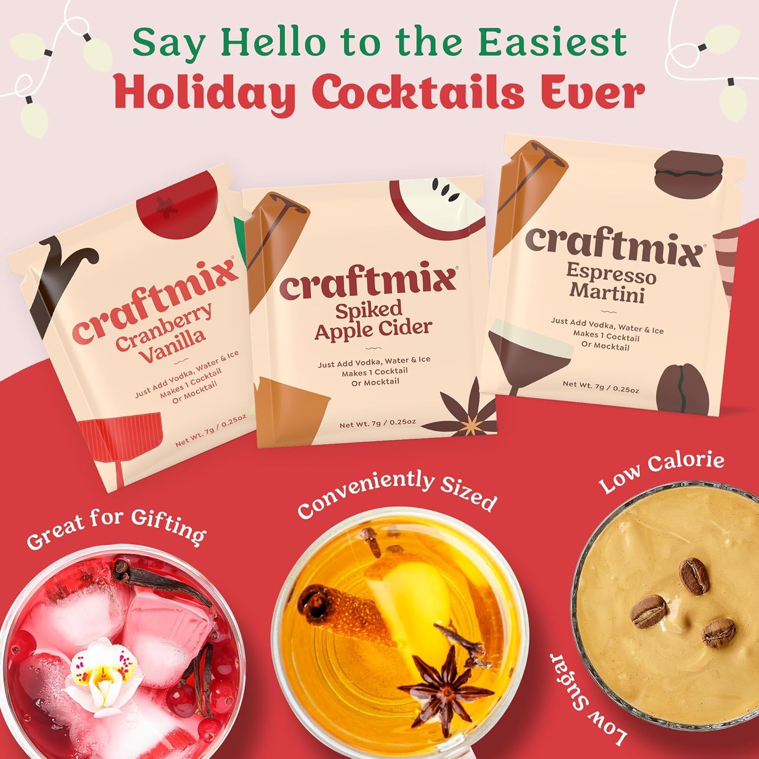 Craftmix Espresso Martini flavor packet for a fast coffee-cocktail vibe