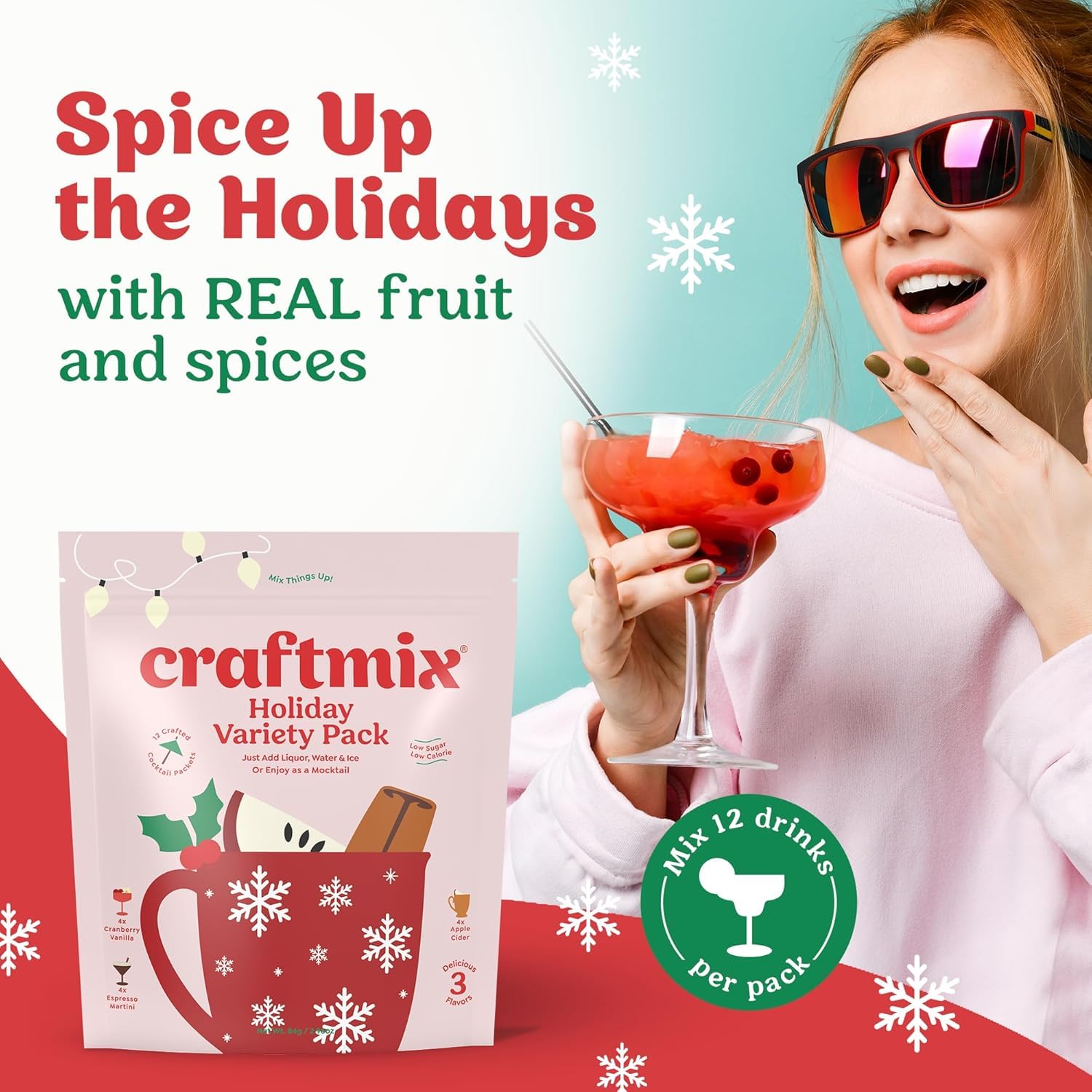 Craftmix Holiday Variety 12-pack for easy entertaining and gifting