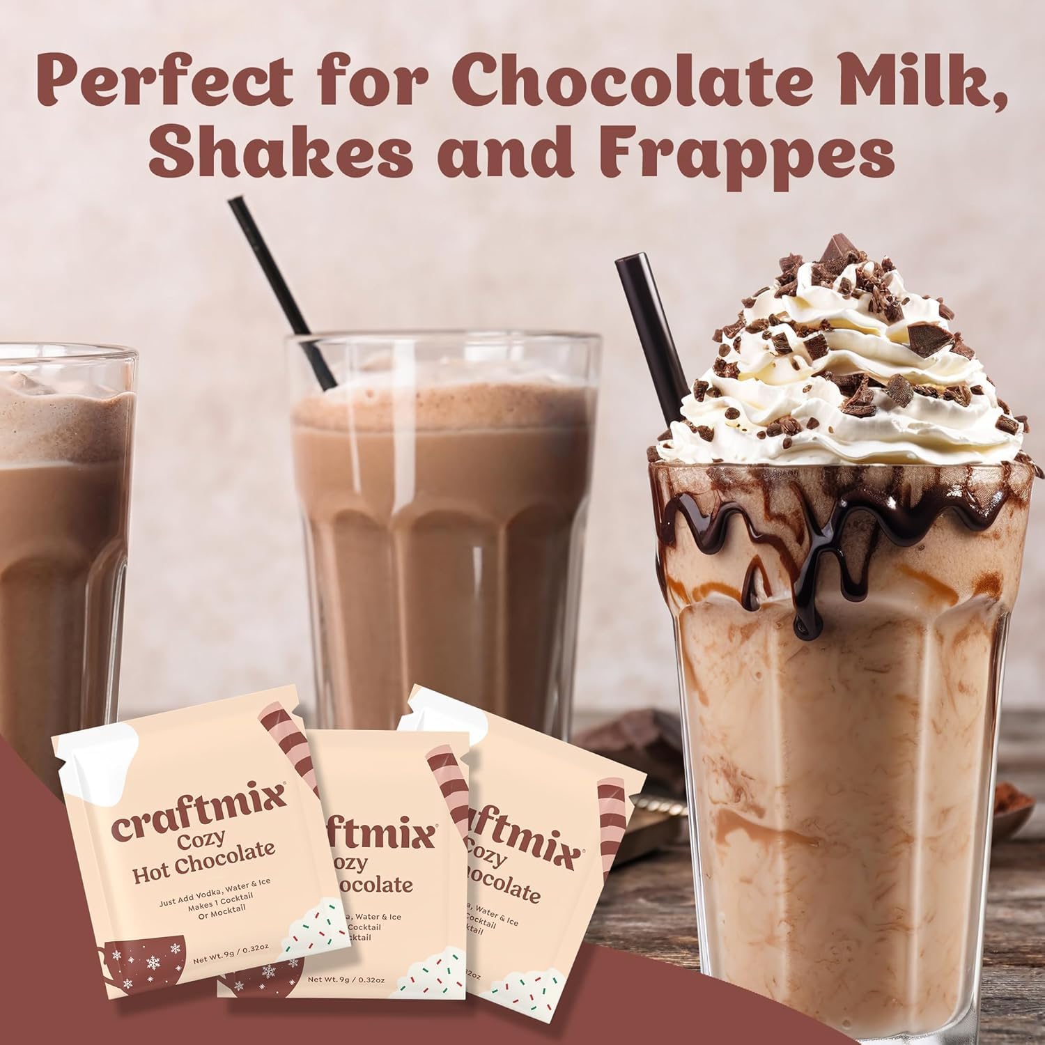CraftMix keto-friendly, low-sugar hot chocolate option.