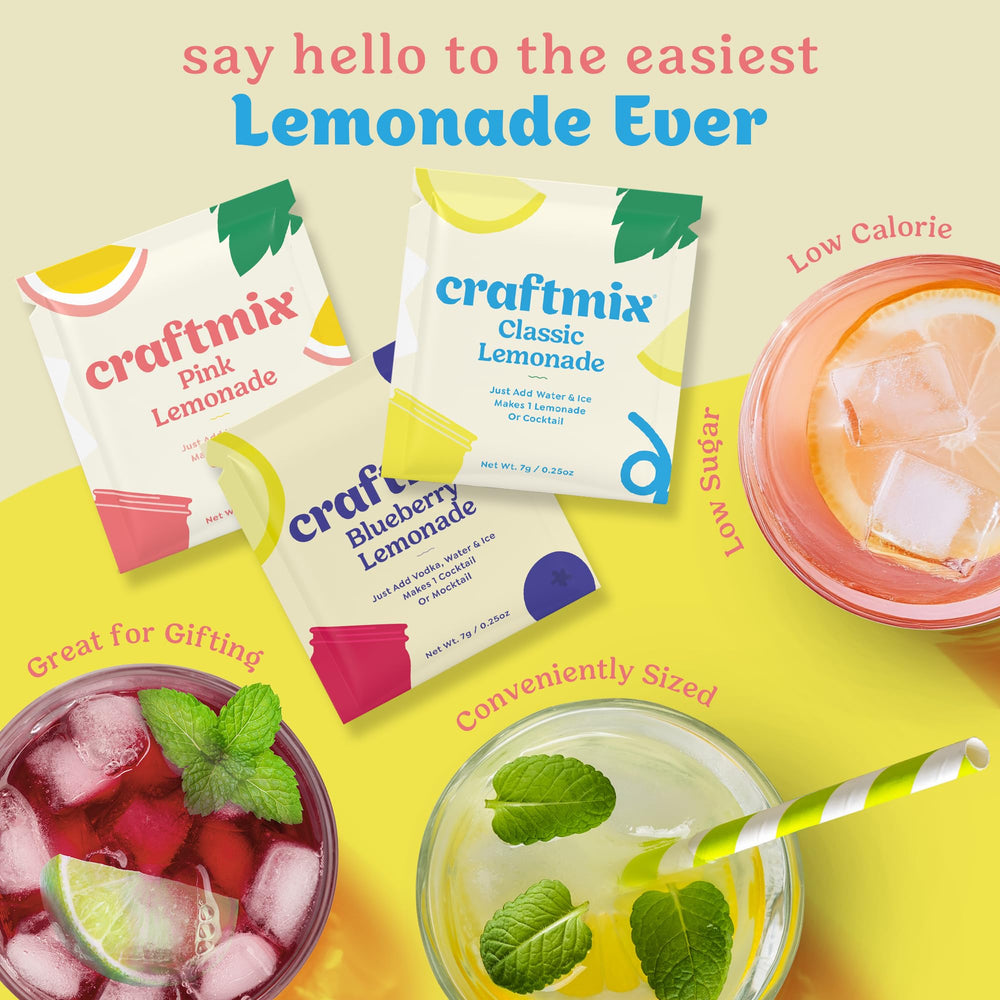 CraftMix Lemonade Classic packet offers bright citrus for everyday refreshment.