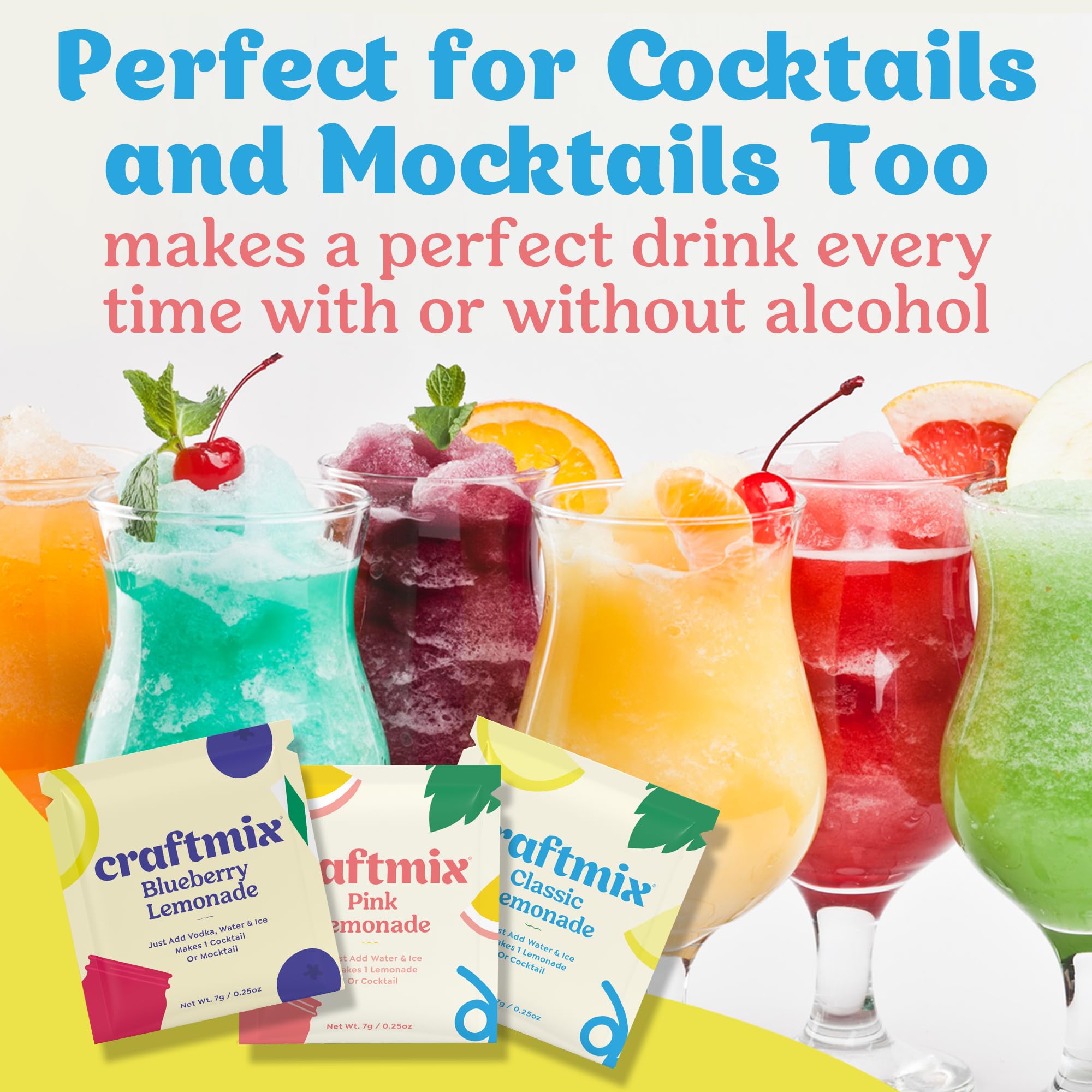 CraftMix Lemonade Variety Pack cover shows three flavor options.