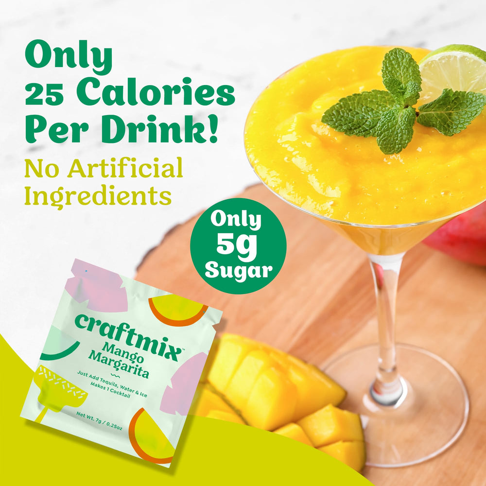 Craftmix Mango Margarita dry-mix bag ready to shake on the go