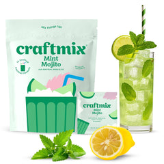 Craftmix Mint Mojito pack shot showing the 12 pack ready to enjoy