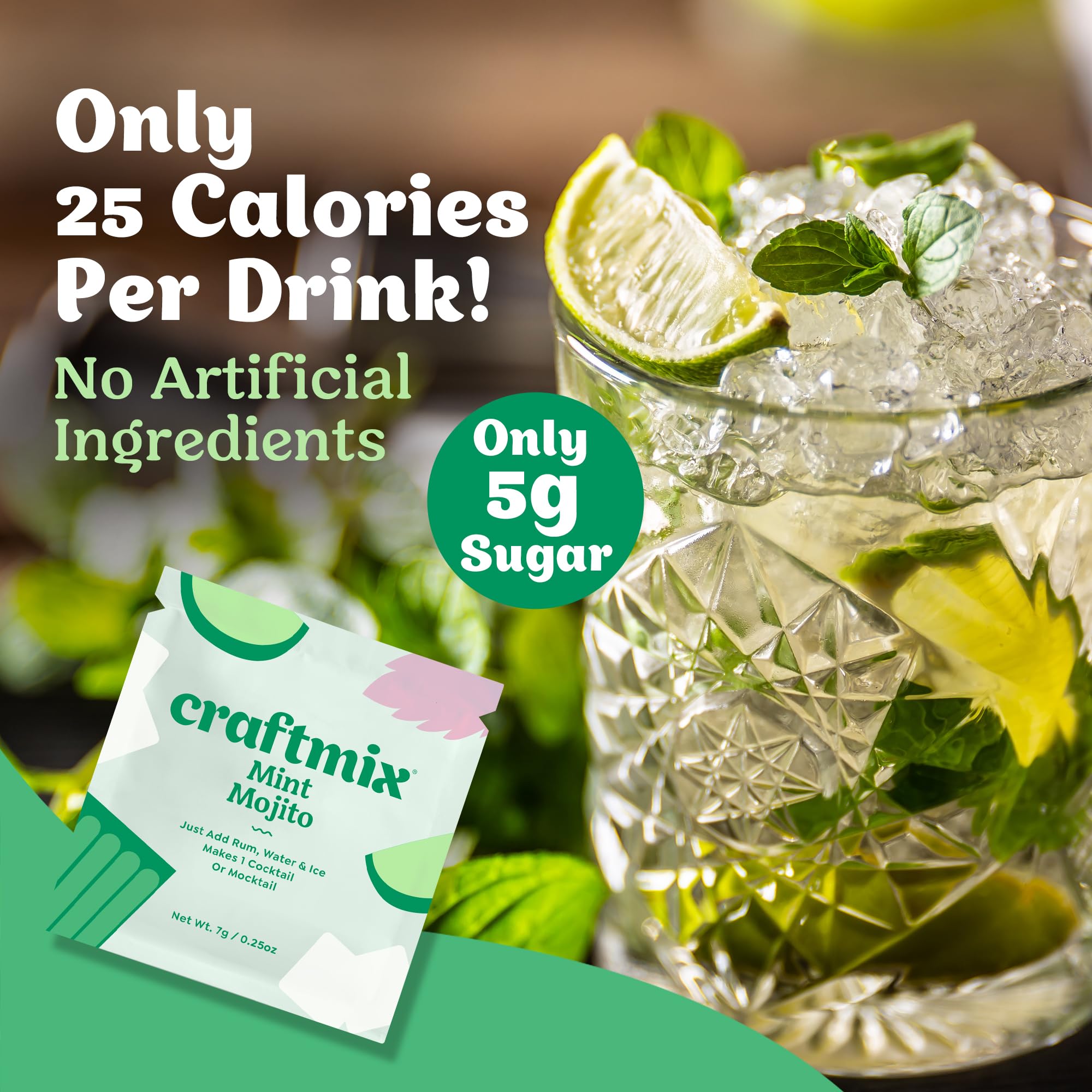 Craftmix Mint Mojito set up for a party setting