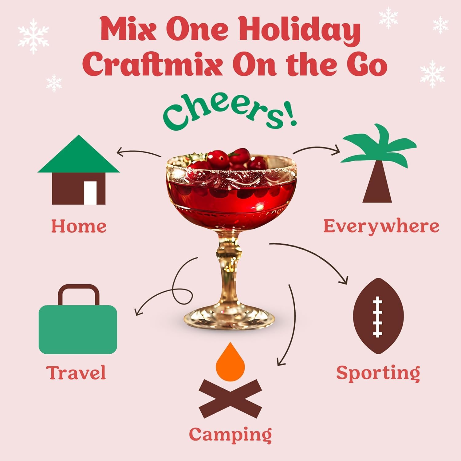 On-the-go Craftmix packets ideal for beach days or events