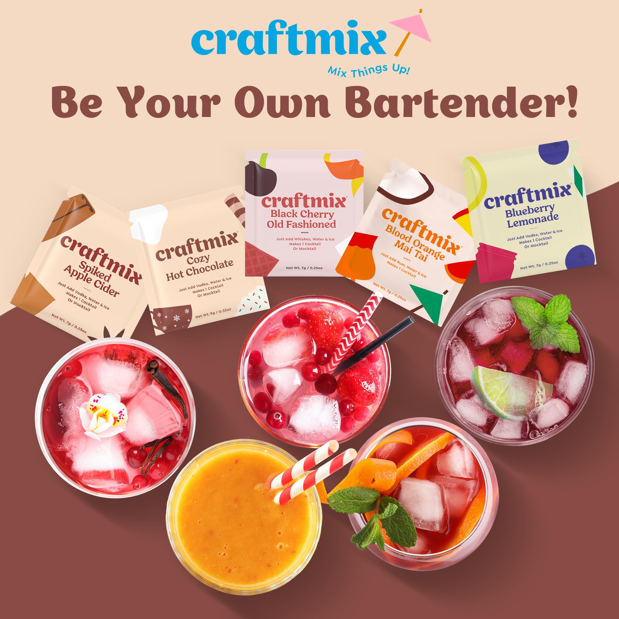 CraftMix outdoor use for camping and beach trips.