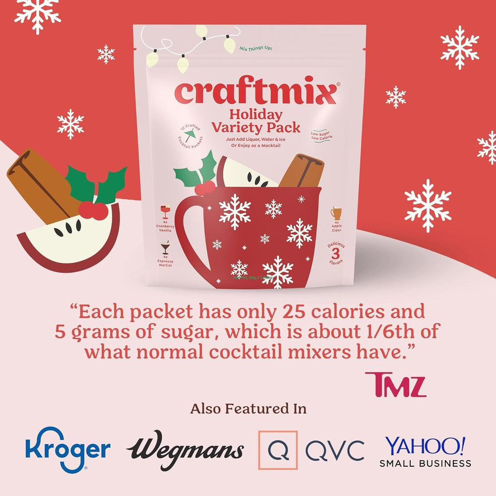Craftmix vegan, low-sugar ingredients in each flavor