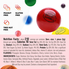 Crafty Confections 15oz bag of assorted fruit gumballs ready for stocking