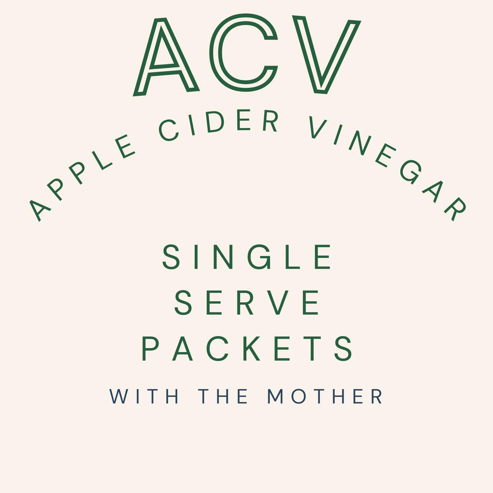 Crait apple cider vinegar packet pour, easy to add to beverages.