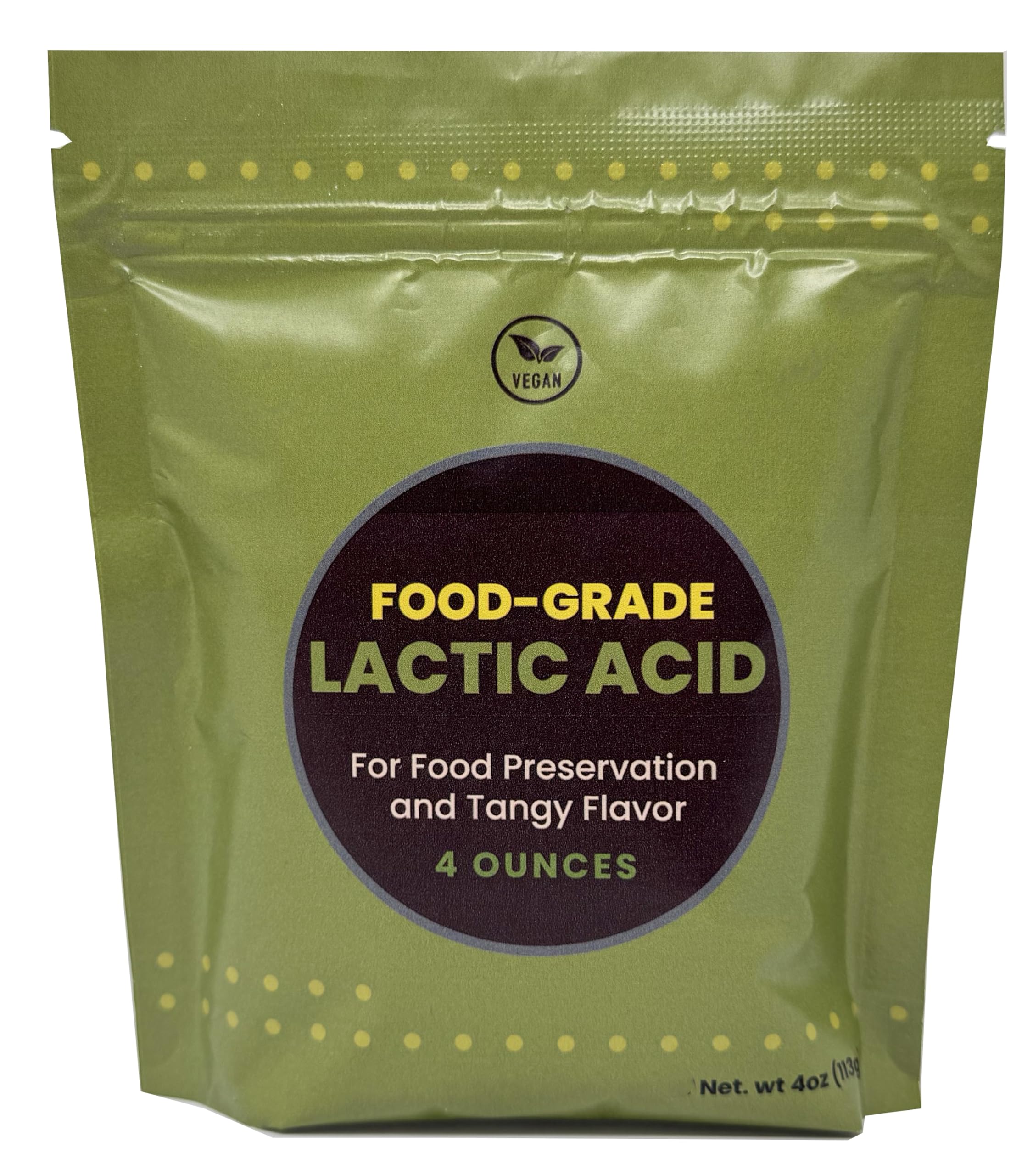 Crait lactic acid powder bottle adds tangy flavor to vegan cheese and sauces.