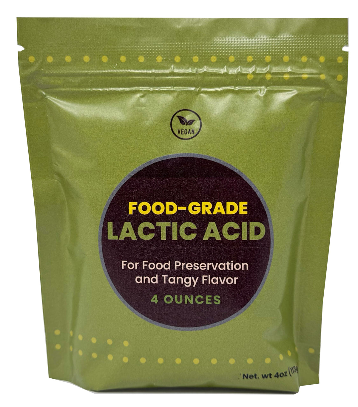 Crait lactic acid powder bottle adds tangy flavor to vegan cheese and sauces.
