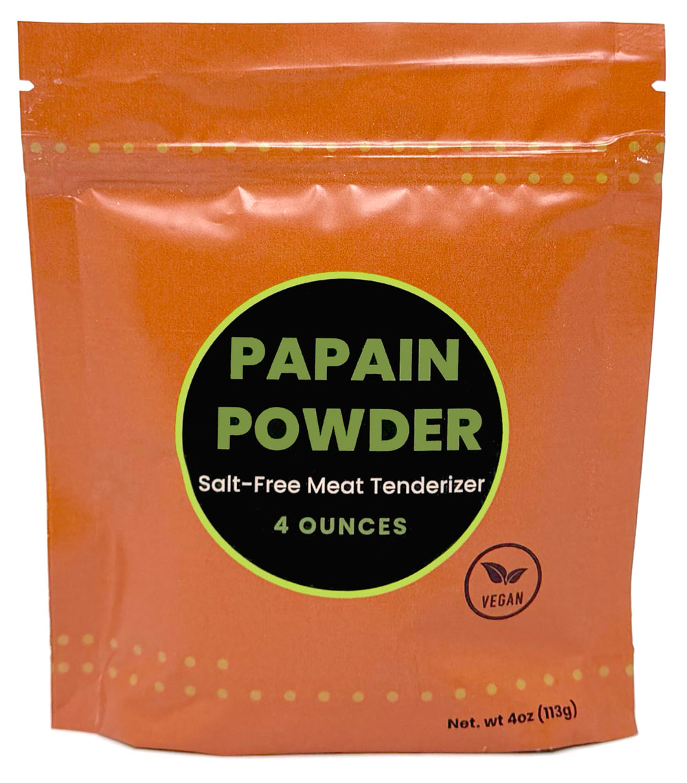 Crait Papain Powder jar for salt-free meat tenderizing of beef and pork