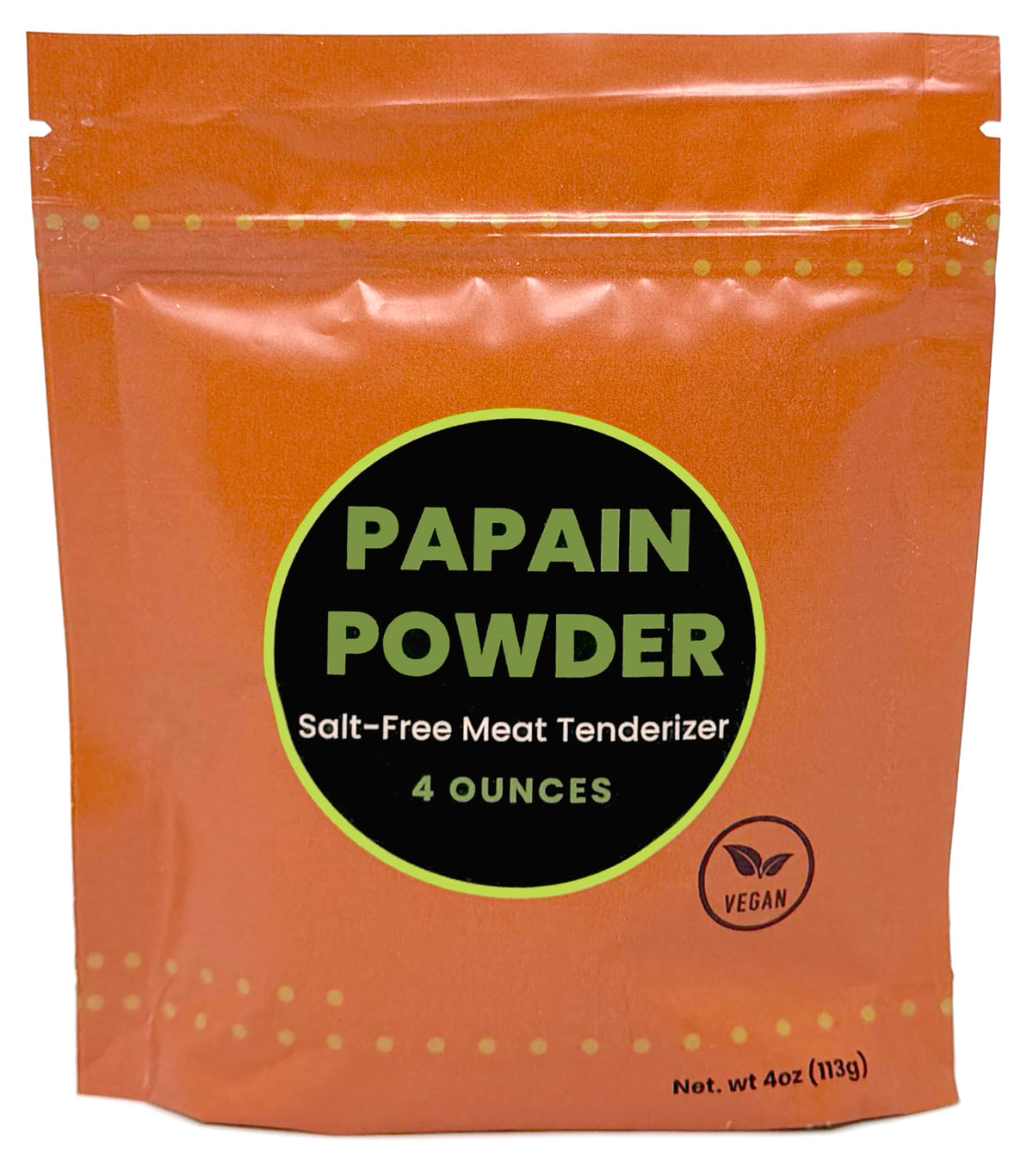 Crait Papain Powder jar for salt-free meat tenderizing of beef and pork