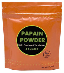 Crait Papain Powder jar for salt-free meat tenderizing of beef and pork