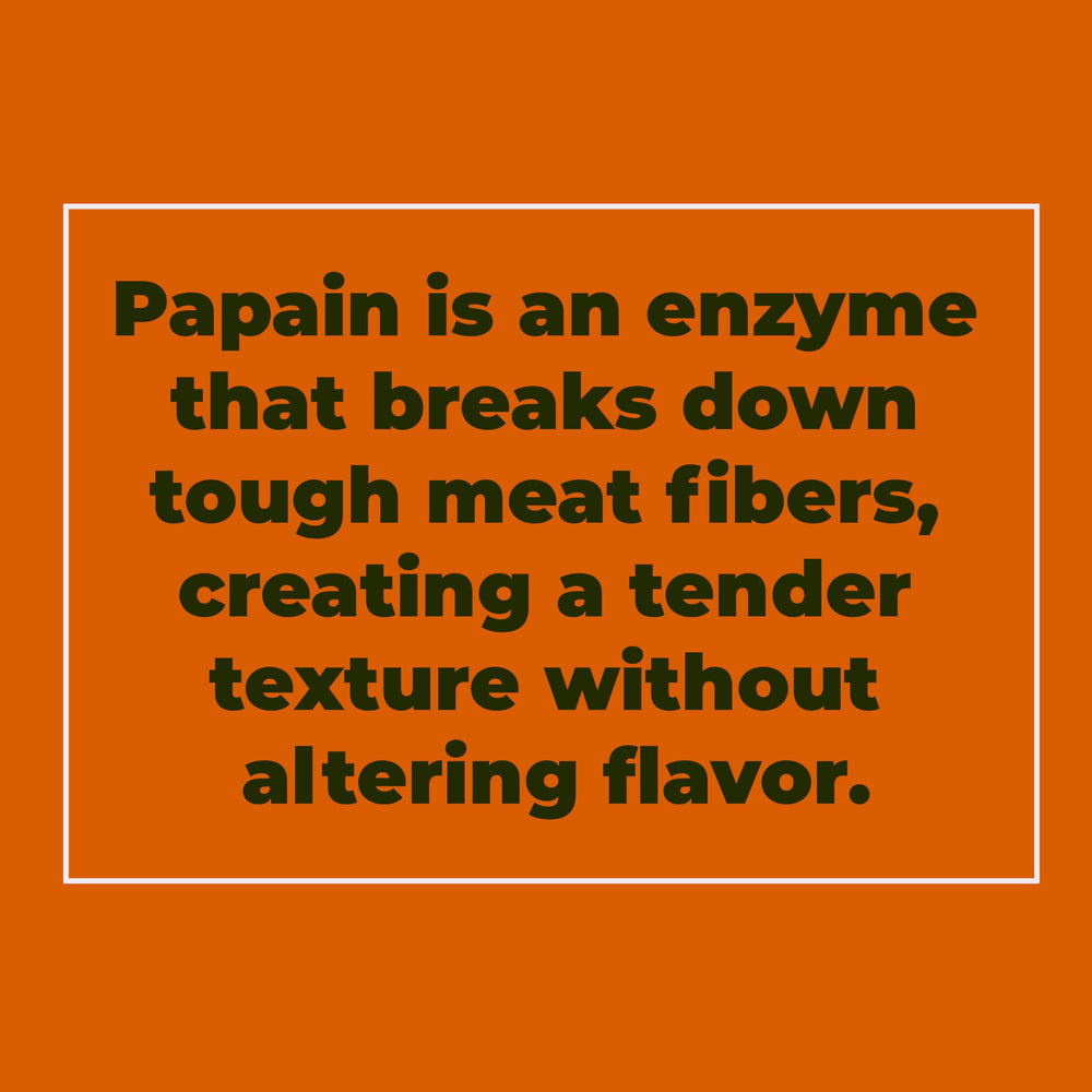 Crait Papain Powder used in a marinade to tenderize poultry