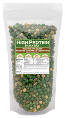 Crait Savory Snack Mix with roasted edamame, chickpeas and green peas for on-the-go protein