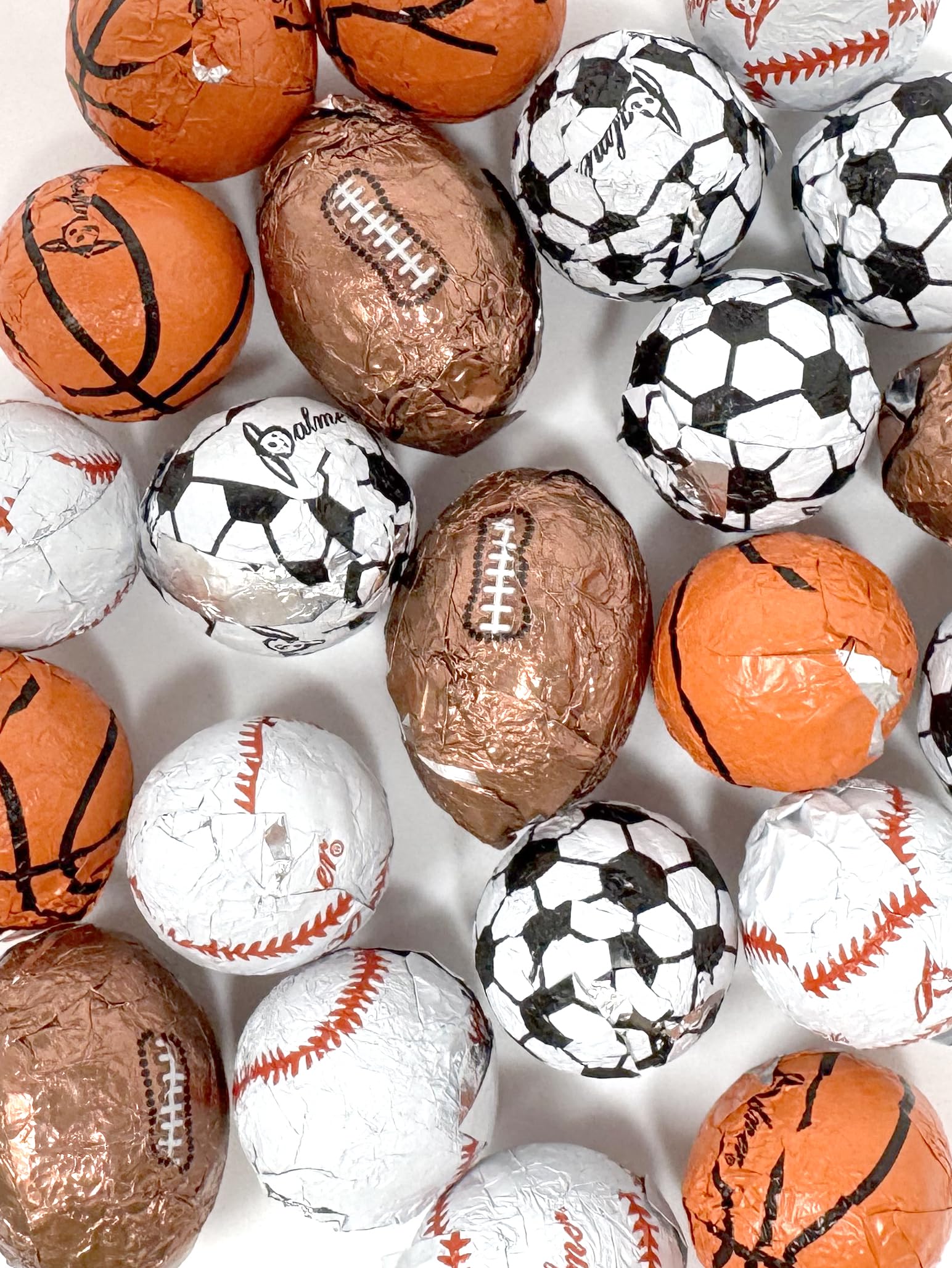 Crait sport-themed chocolate balls add instant themed flair to parties.
