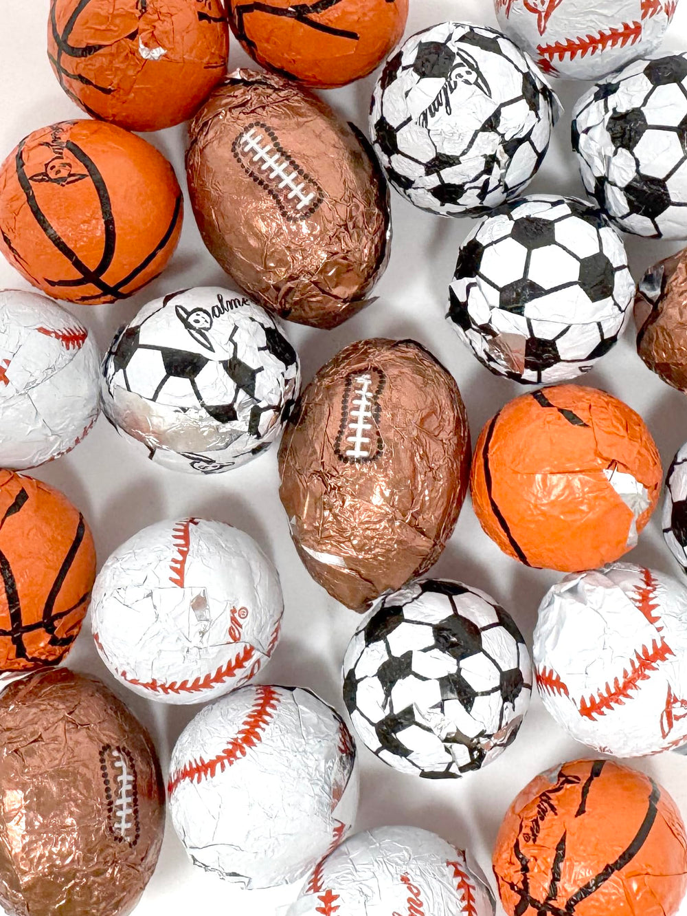Crait sport-themed chocolate balls add instant themed flair to parties.