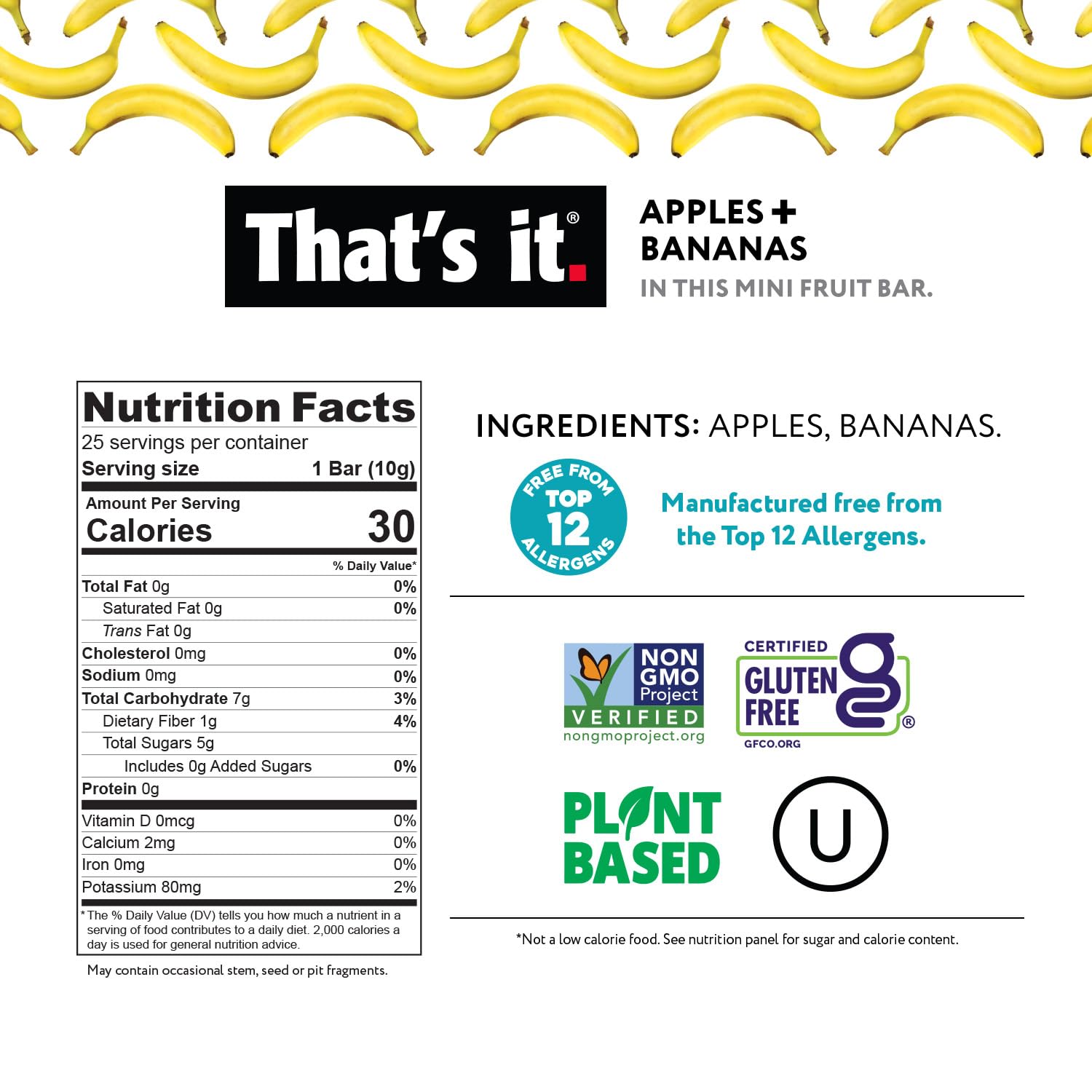 That’s it Cranberry-Banana close-up reveals chewy texture and real fruit flavor.