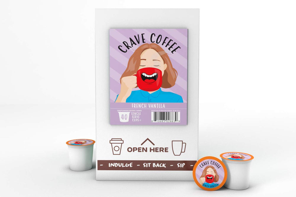 Crave Beverages 40-count pack is ideal for office or home.