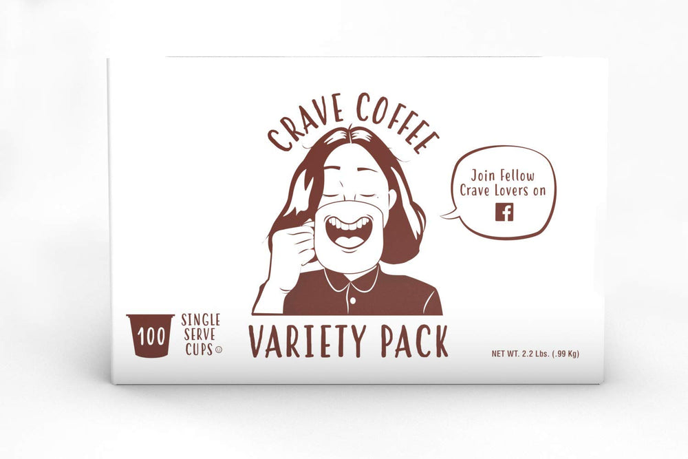 Crave Beverages Butter Toffee flavored pods for a decadent morning treat.
