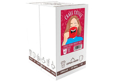 Crave Beverages Coffee Lovers pods beside a Keurig, for quick mornings.