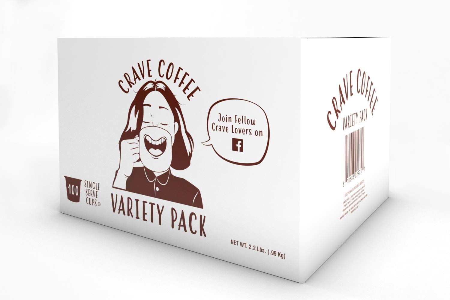 Crave Beverages variety pack with multiple flavors to brighten your morning brew.