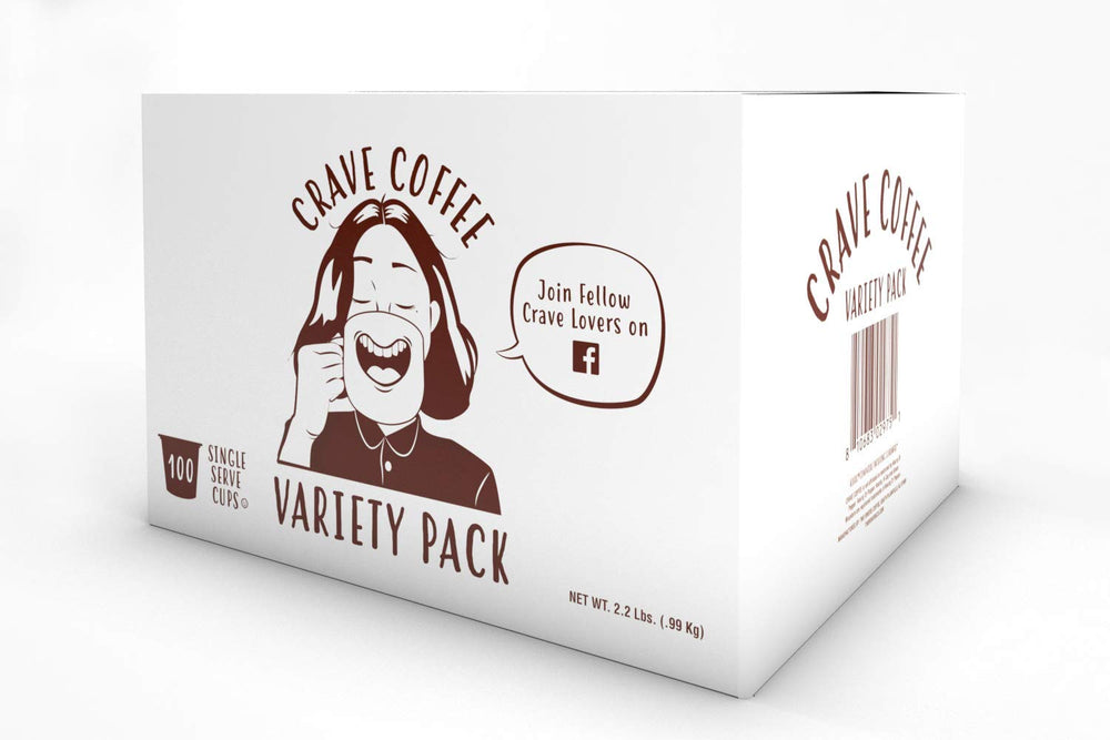 Crave Beverages variety pack with multiple flavors to brighten your morning brew.