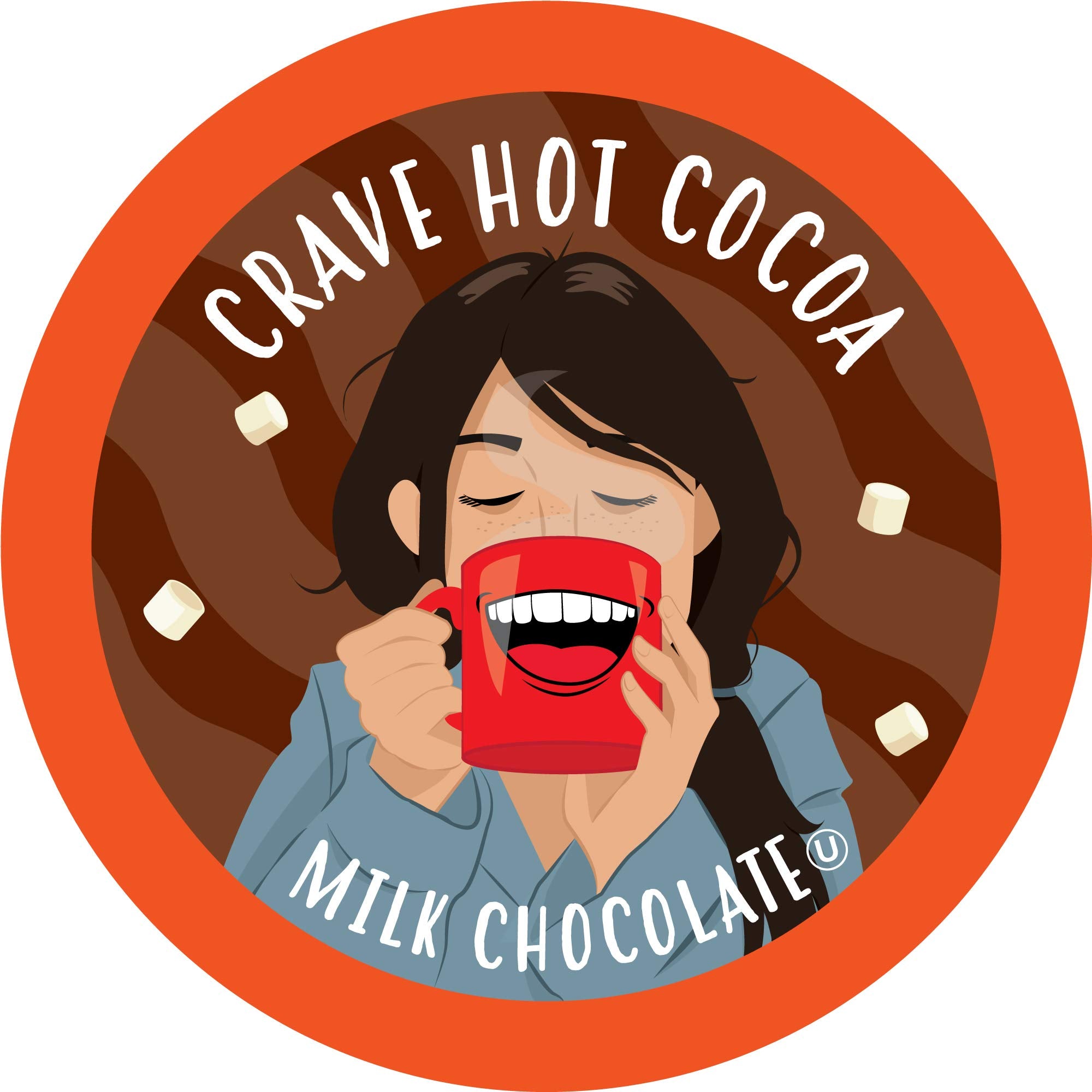 Crave Beverages dark chocolate pod for bold cocoa flavor
