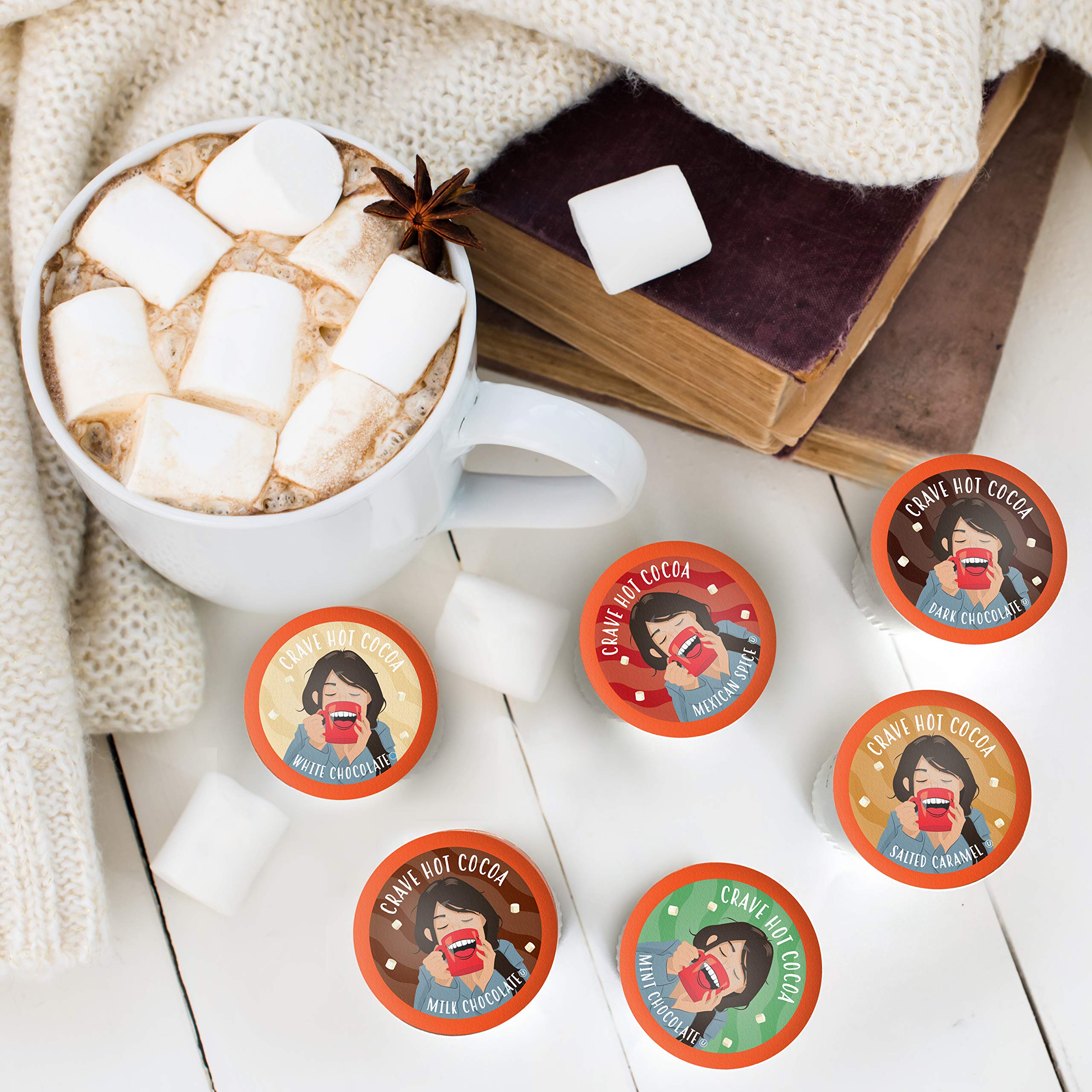 Crave Beverages milk chocolate pod for comforting family cocoa