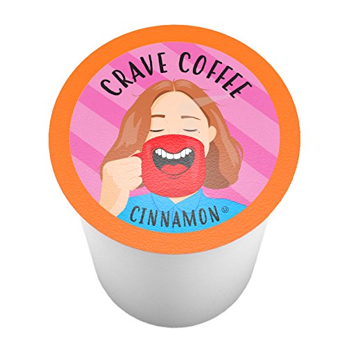 Crave Beverages K-Cup pod beside Keurig brewer for quick brew