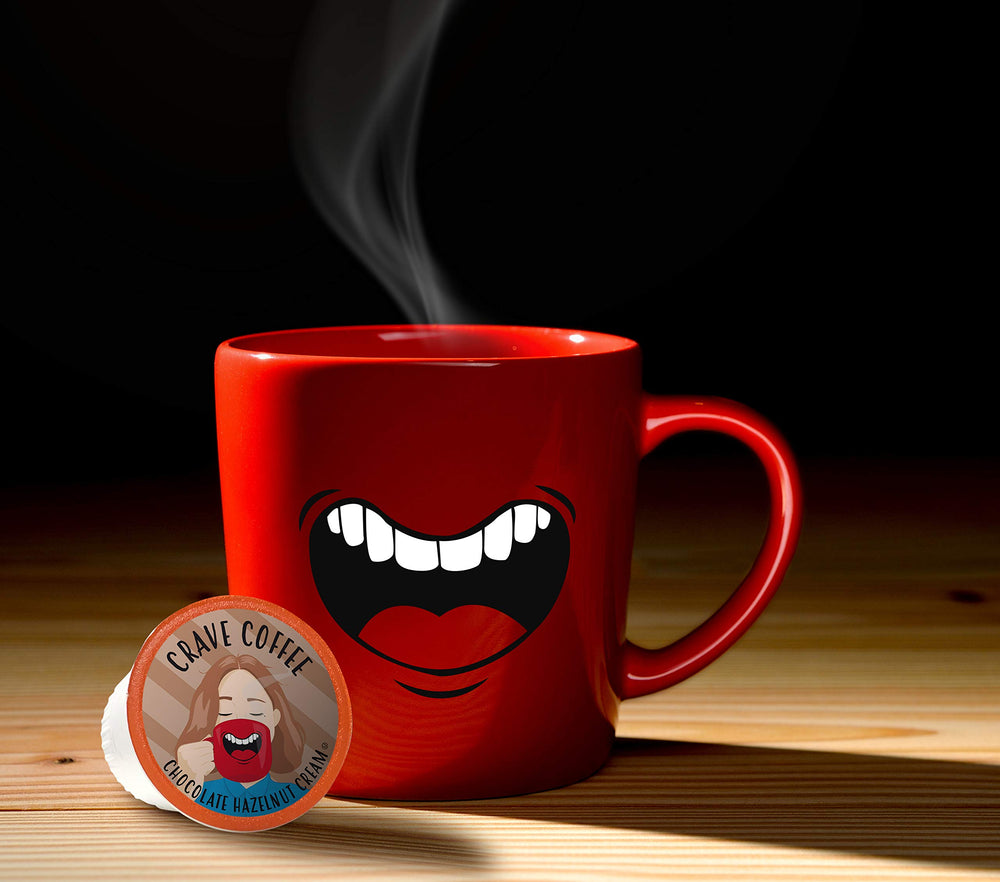 Crave Beverages pods in a Keurig 2.0 compatible brewer.