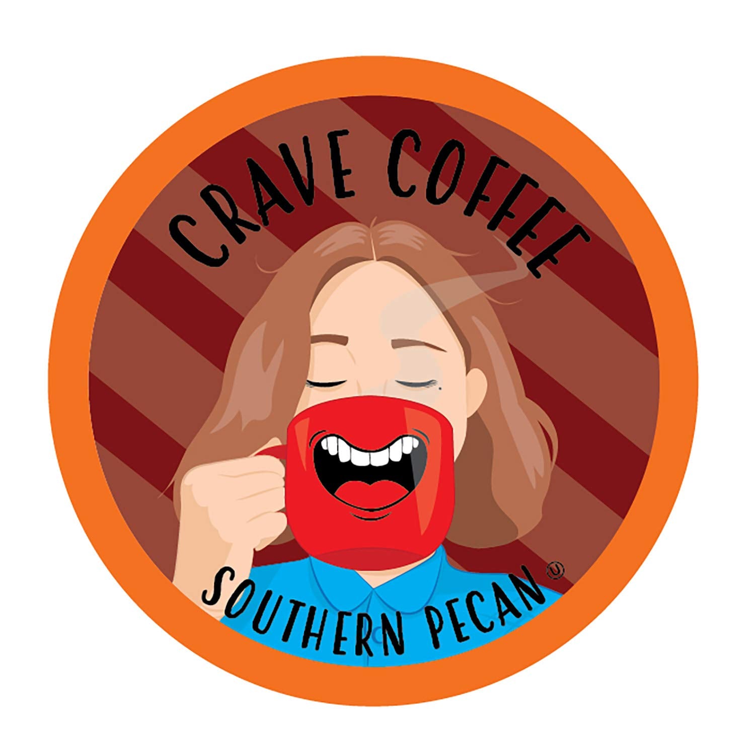 Crave Beverages Southern Pecan coffee pods in packaging for easy mornings