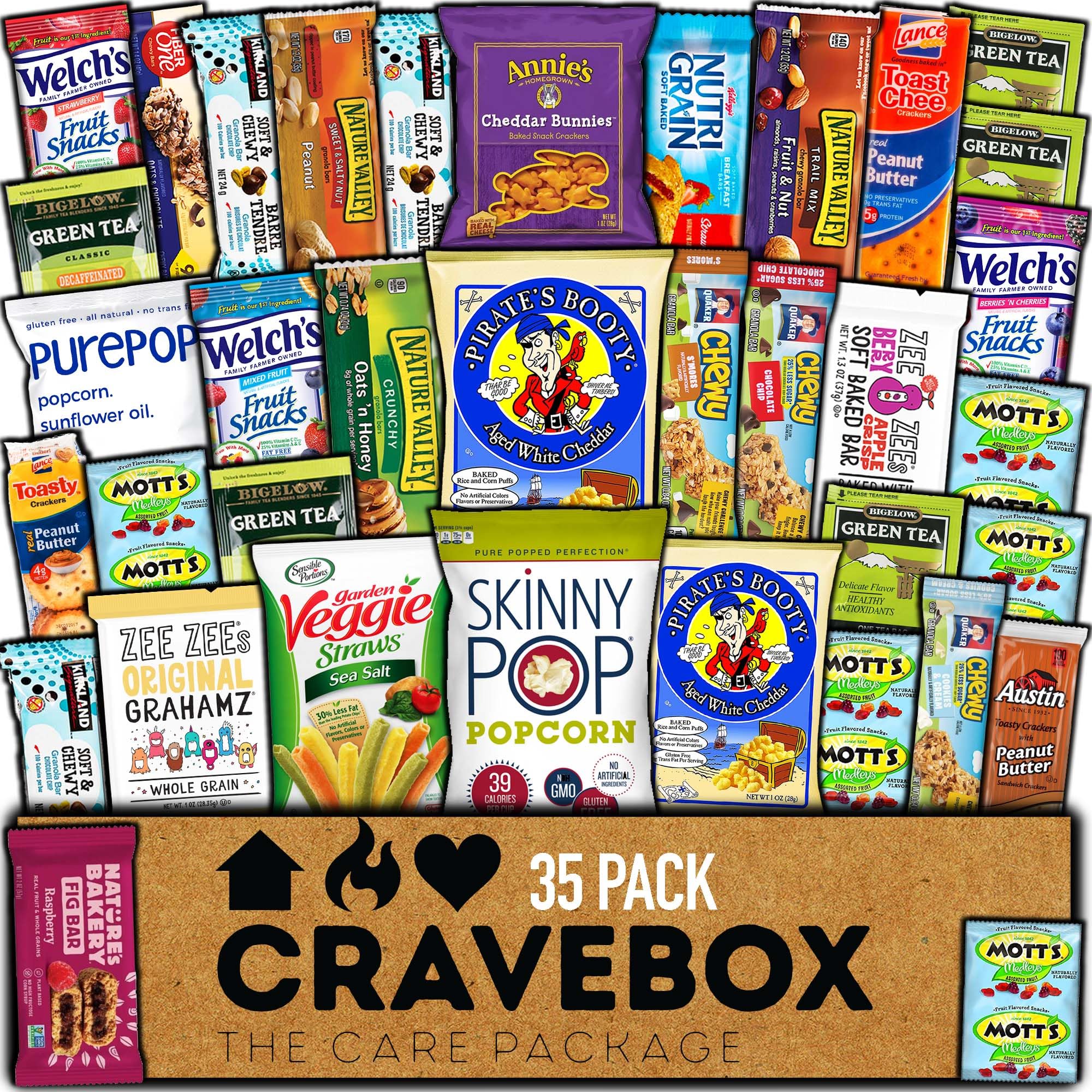 CRAVEBOX Healthy Snack Box 35-count Easter variety, a convenient gift-ready assortment for healthy snacking.