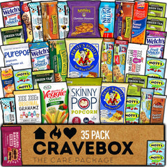 CRAVEBOX Healthy Snack Box 35-count Easter variety, a convenient gift-ready assortment for healthy snacking.