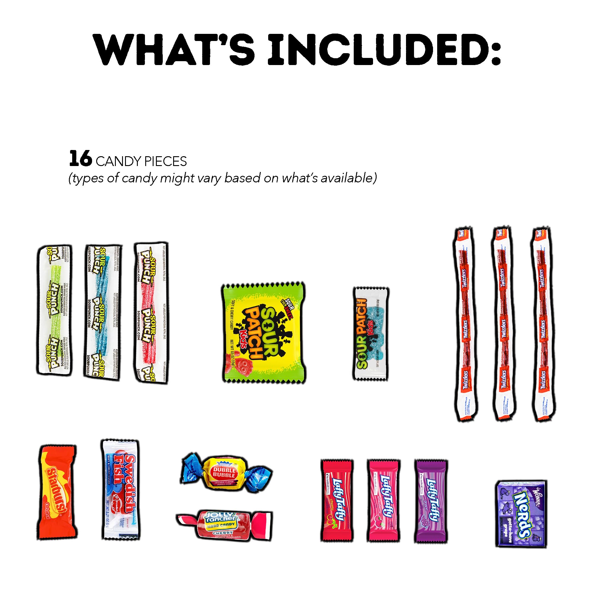 CRAVEBOX snack variety pack close-up highlights tasty, shareable treats for birthdays and college care.