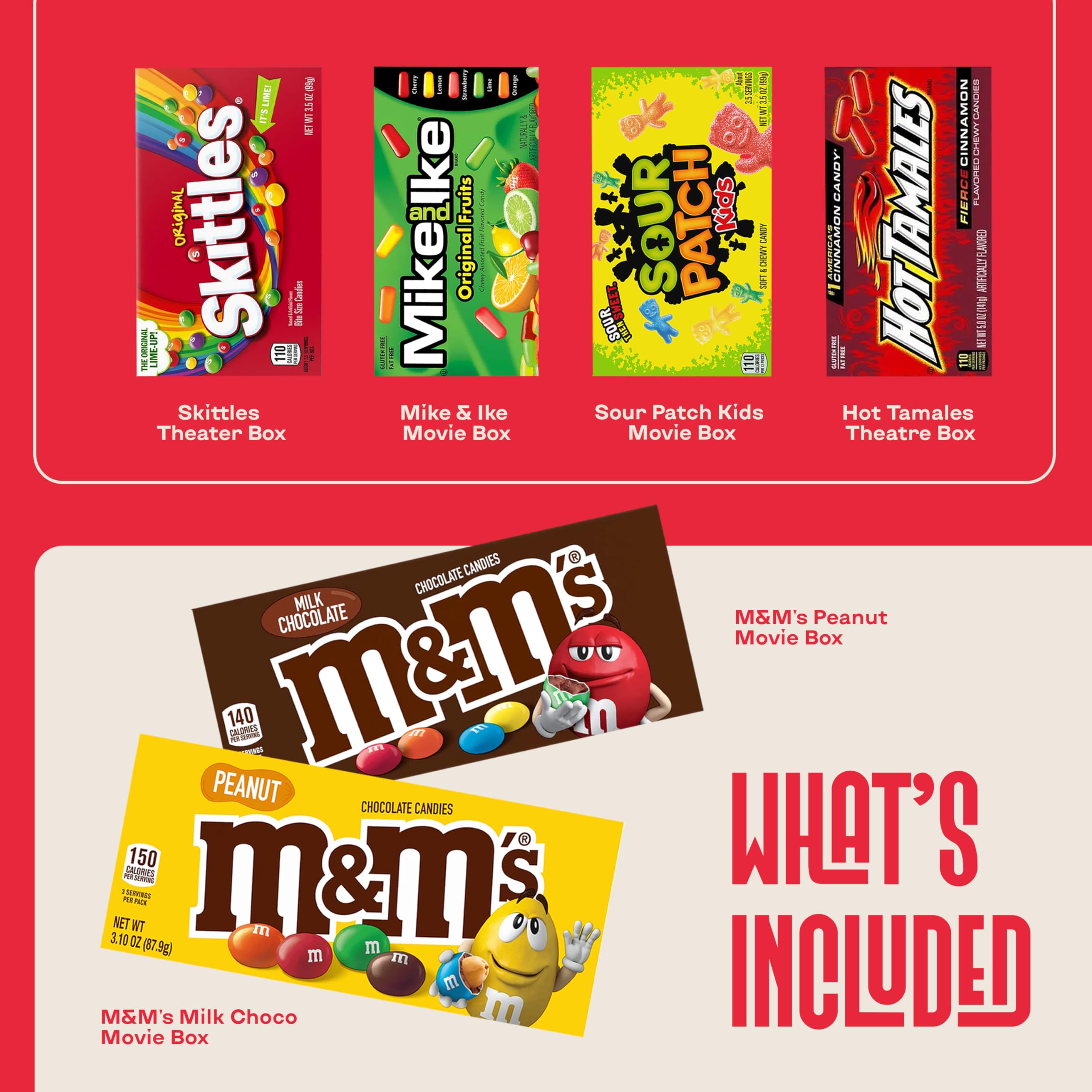 Cravekraft theatre candy assortment for premium cinema-style treats to share