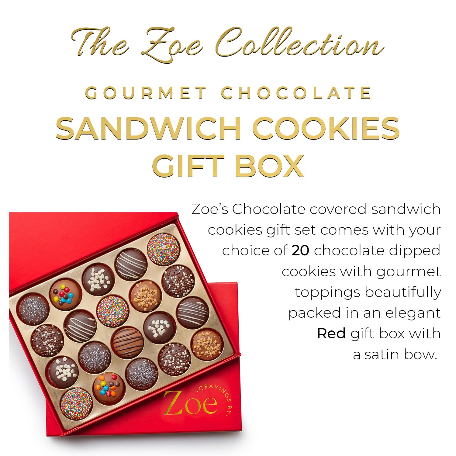 CRAVINGS BY ZOE assorted flavors in a variety-pack for sharing