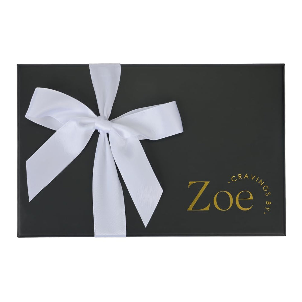 CRAVINGS BY ZOE dark chocolate cookies with white chips topping, rich flavor option for dessert tables.
