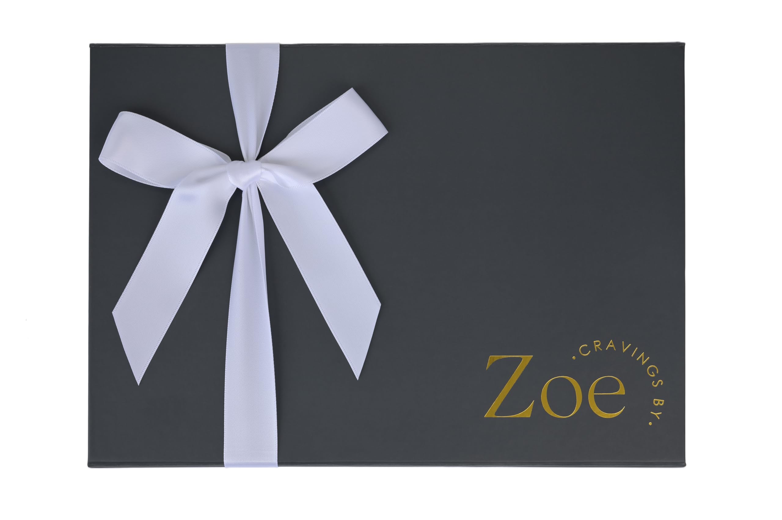 CRAVINGS BY ZOE dark chocolate Oreo with white toppings, rich taste.