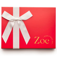 CRAVINGS BY ZOE gift box with magnetic lid showcases premium presentation