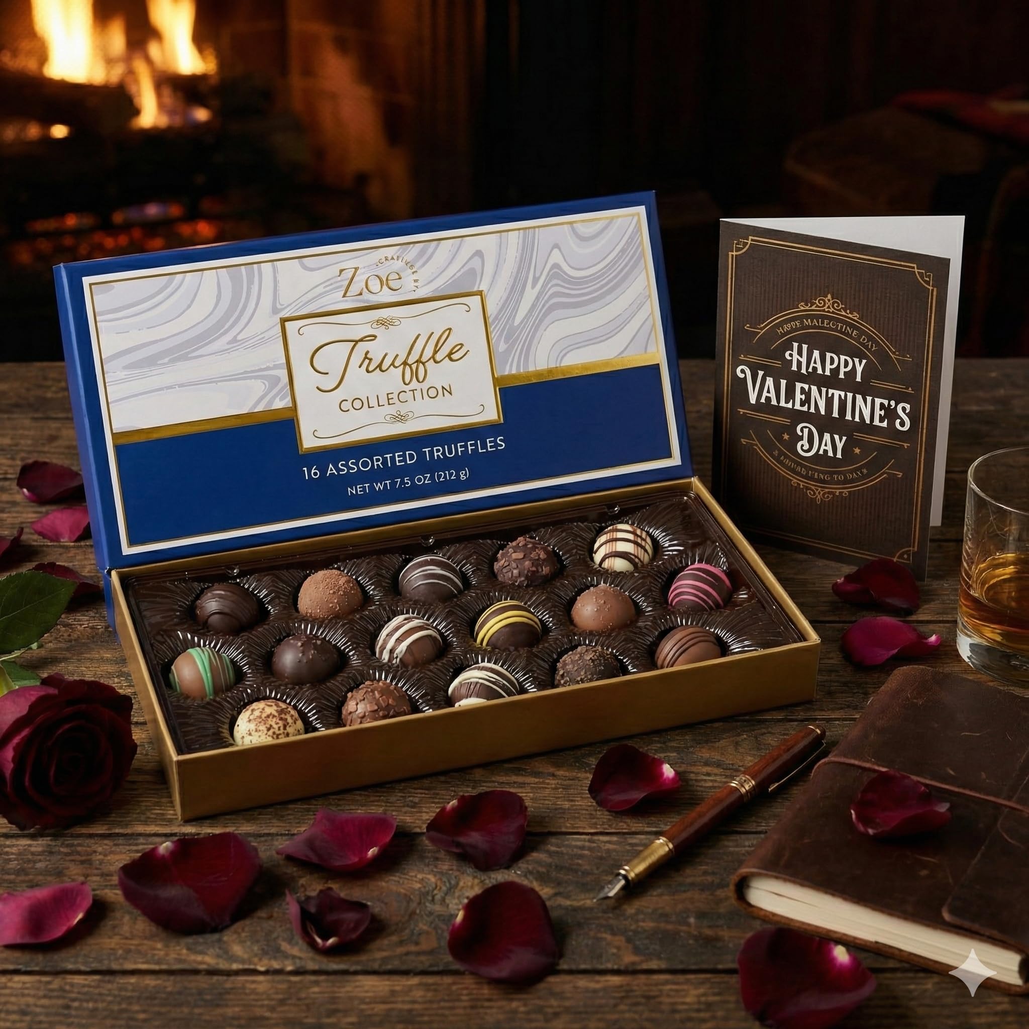 CRAVINGS BY ZOE gift box with red and gold packaging for luxury presentation