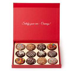 CRAVINGS BY ZOE Magnetic gift box with satin bow adds elegant gifting appeal
