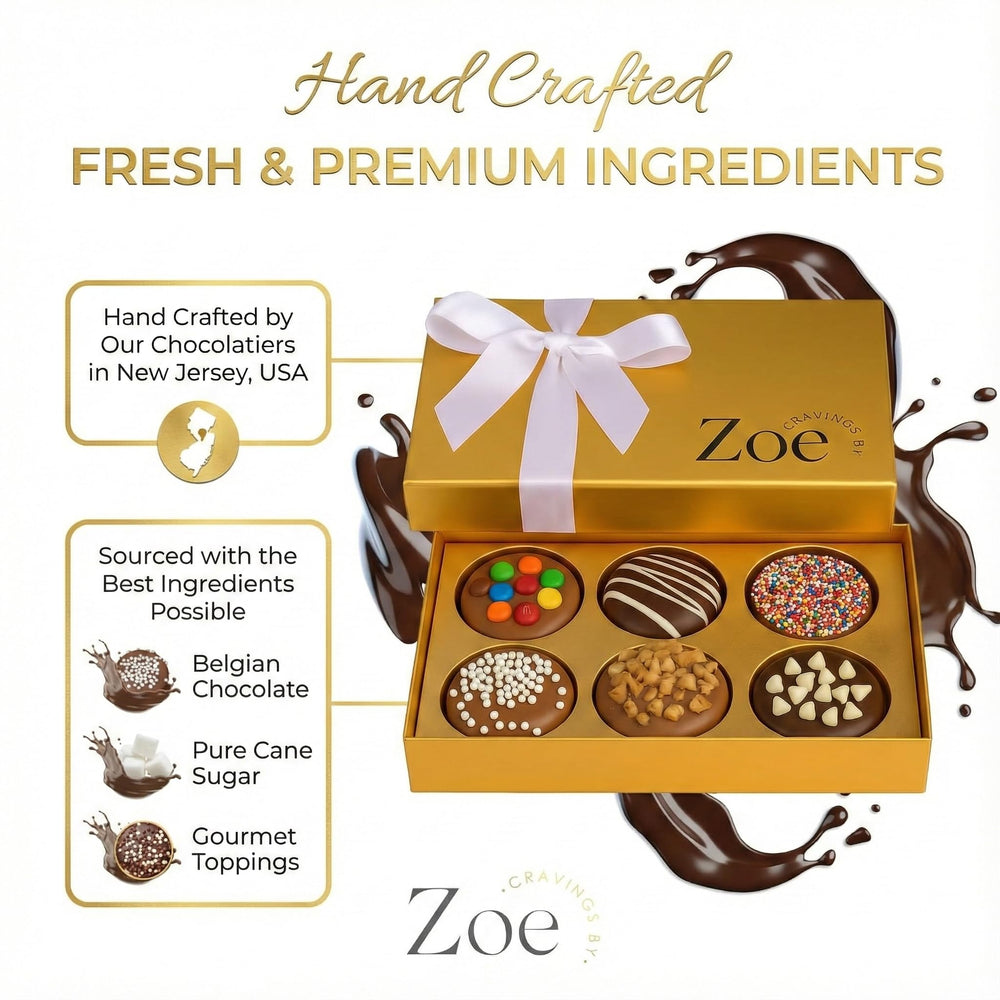 CRAVINGS BY ZOE satin bow packaging adds gift-ready appeal