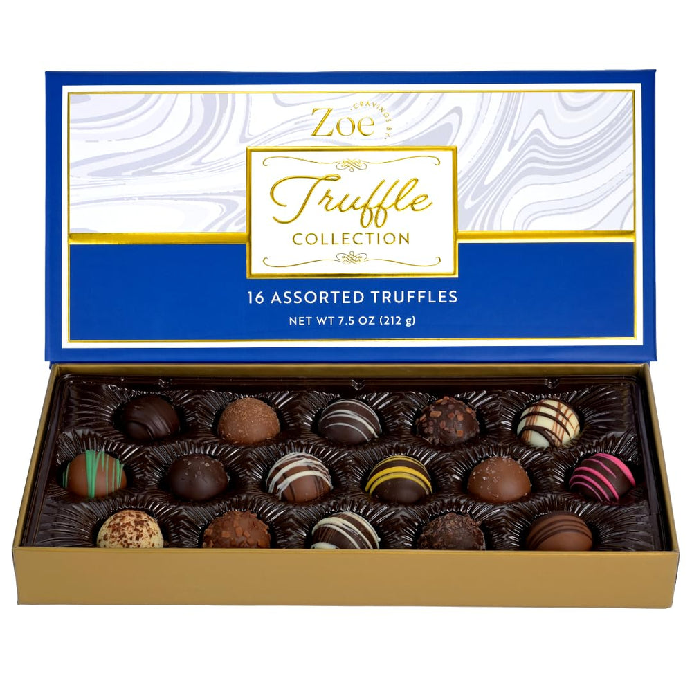 CRAVINGS BY ZOE truffle box front view, ideal for anniversaries and gifting