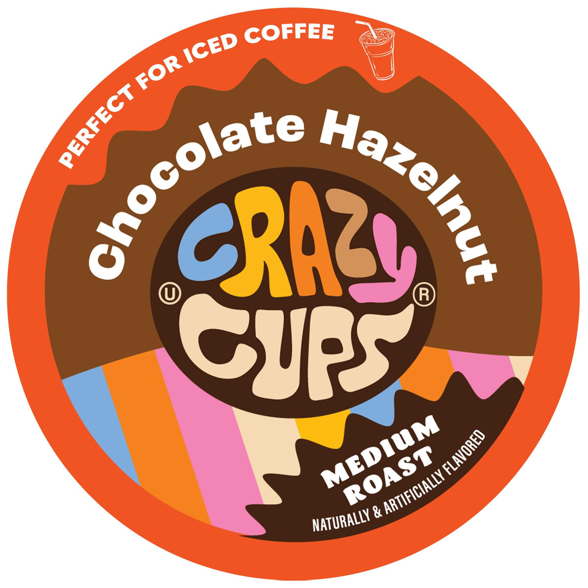 Crazy Cups Better Than Hazelnut pod front view—bold flavor in recyclable capsule