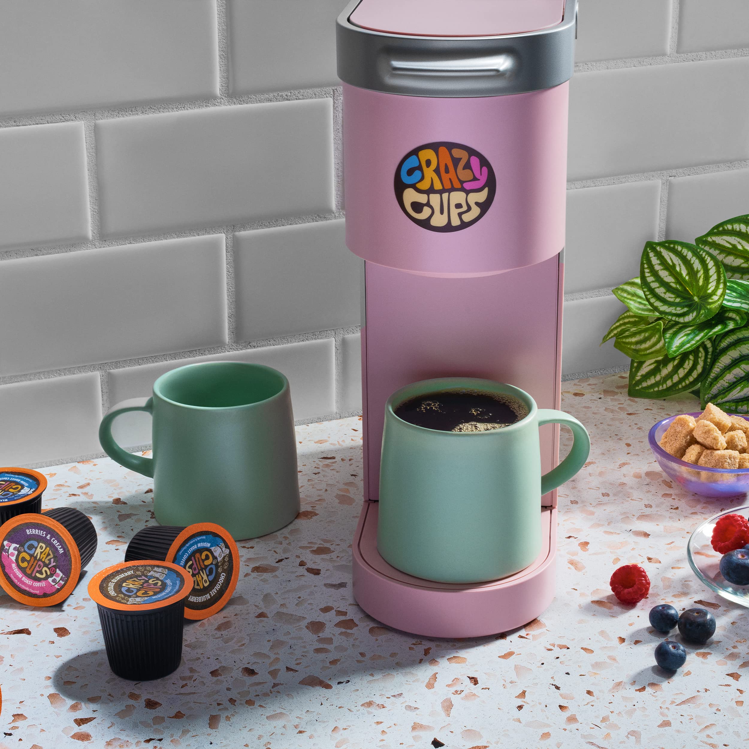 Crazy Cups Blueberry Shortcake pod—fruity sweetness with dessert-like aroma.