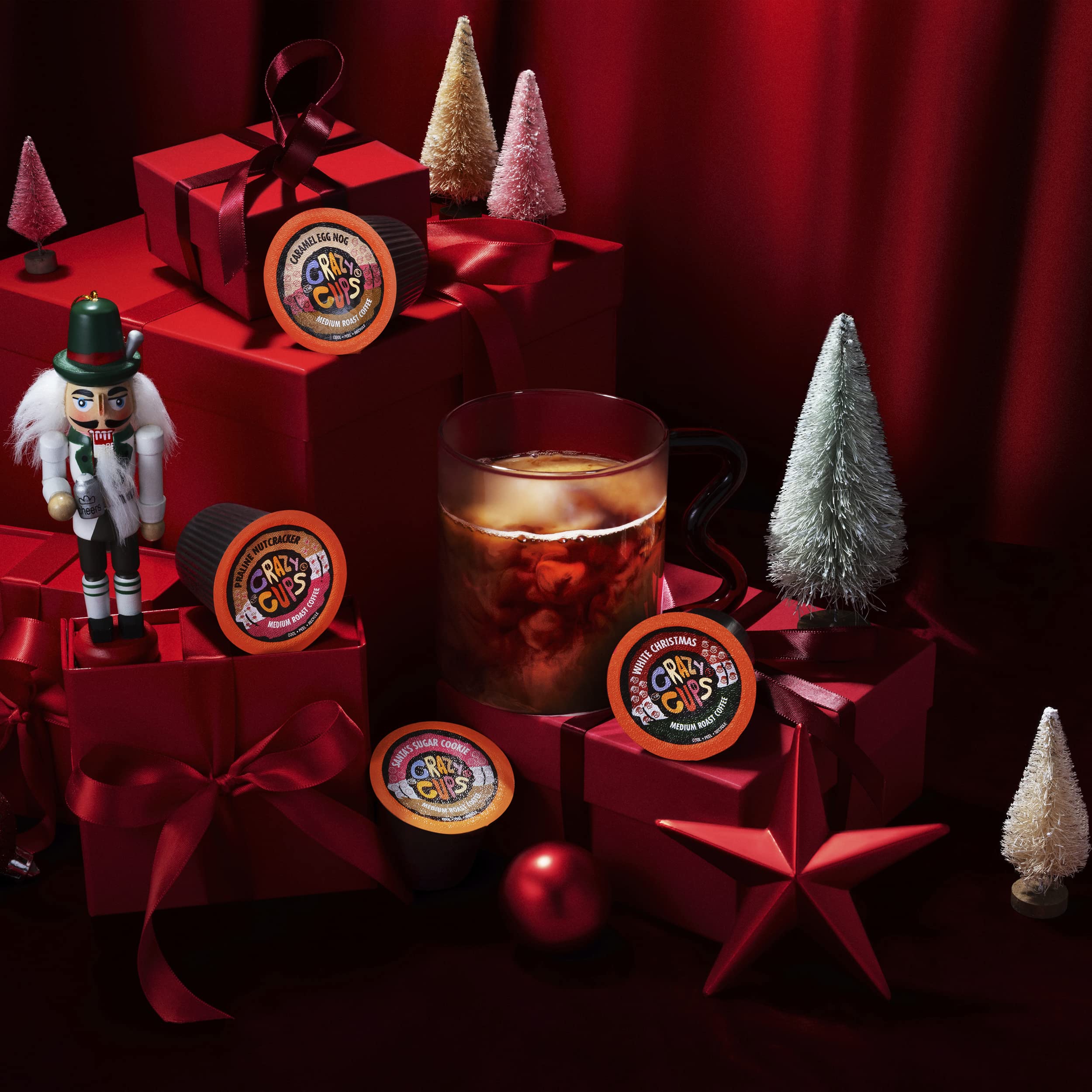 Crazy Cups caramel-eggnog coffee pod for indulgent mornings