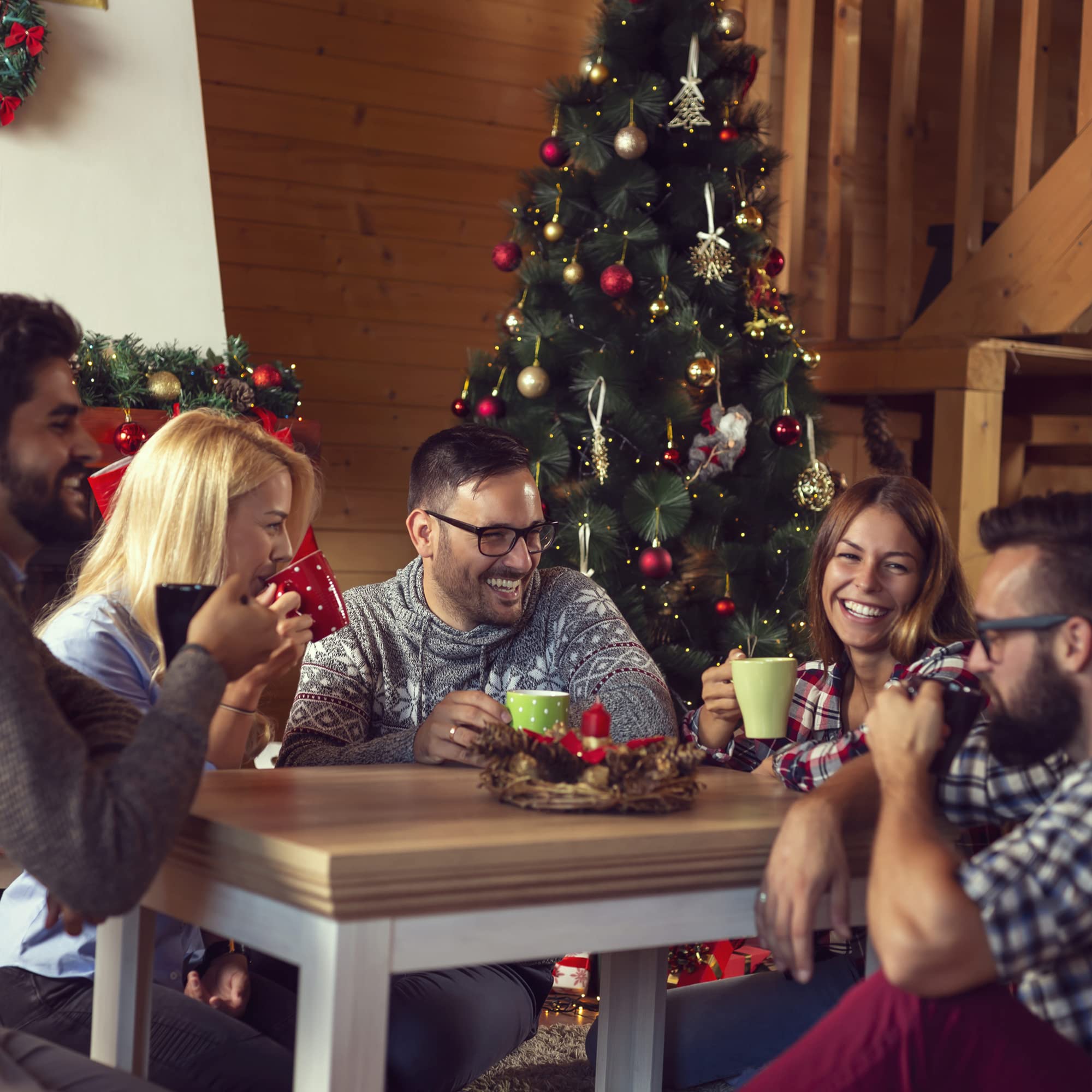 Crazy Cups cozy kitchen coffee scene invites your holiday coffee ritual